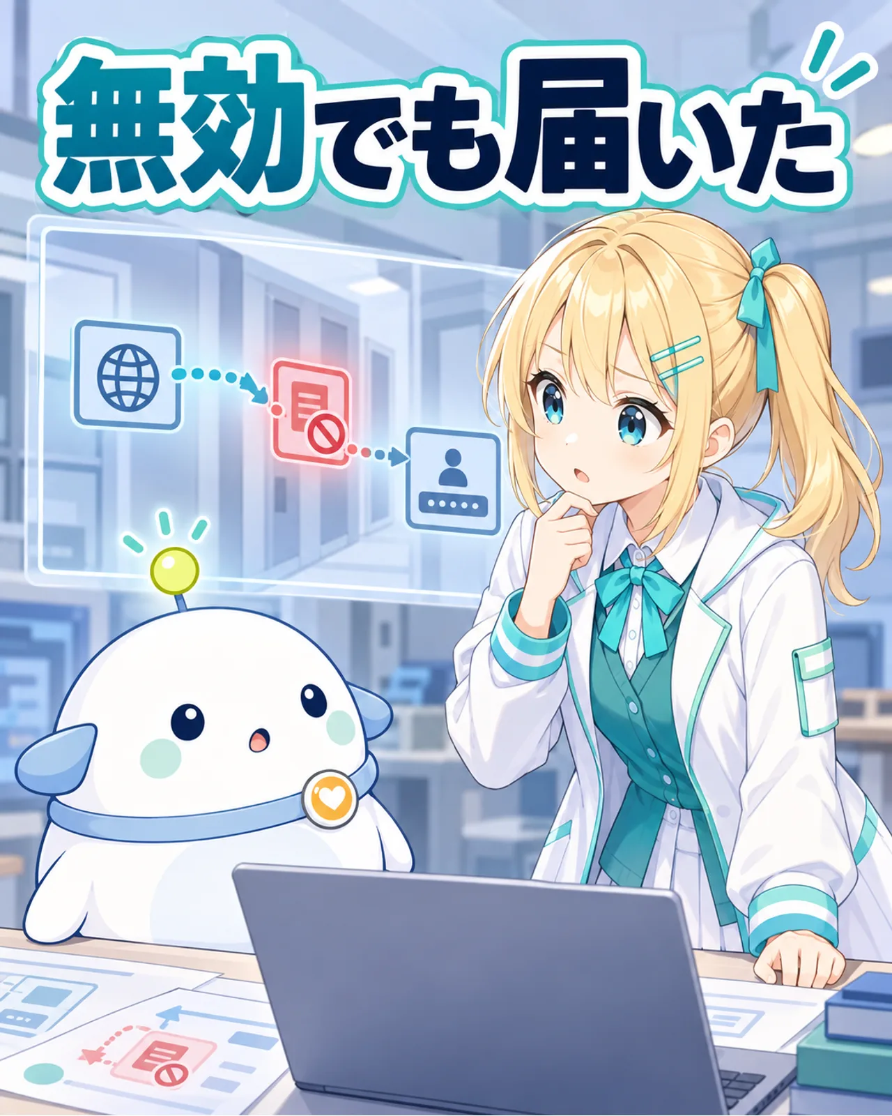 無効の方式の処理にも入力の経路が届く状態を示す図